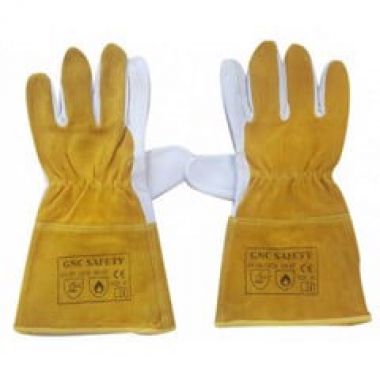 Găng Tay Da Hàn Tig GNC Safety Màu Vàng