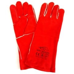 Găng Tay Da Hàn GNC Safety Màu Đỏ 14-16