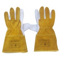 Găng Tay Da Hàn Tig GNC Safety Màu Vàng