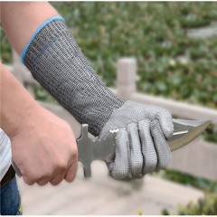 Găng Tay Thép Chống Cắt Không Gỉ 36cm